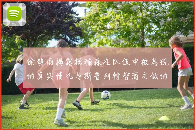 徐静雨揭露杨瀚森在队伍中被忽视的真实情况与斯普利特智商之低的尴尬真相